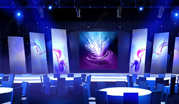Stage and spotlight configuration